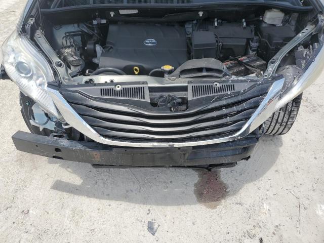 5TDKK3DC2DS358650 - 2013 TOYOTA SIENNA LE GRAY photo 12