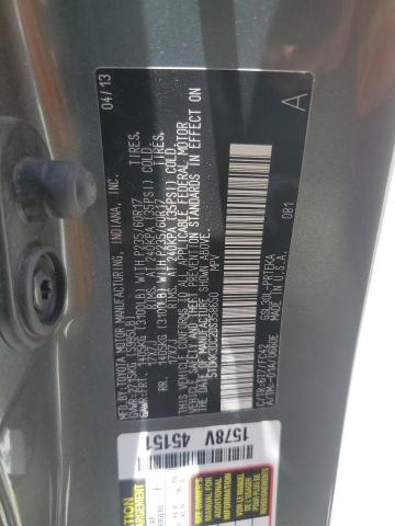 5TDKK3DC2DS358650 - 2013 TOYOTA SIENNA LE GRAY photo 14