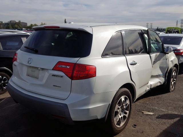 2HNYD284X9H500633 - 2009 ACURA MDX TECHNOLOGY  photo 4
