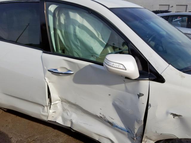 2HNYD284X9H500633 - 2009 ACURA MDX TECHNOLOGY  photo 9
