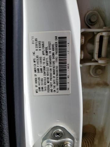 1HGCP2F87BA086763 - 2011 HONDA ACCORD EXL WHITE photo 12