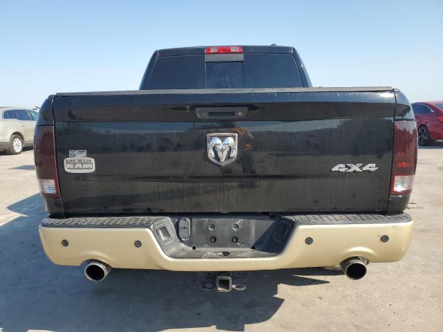 1C6RD7PT7CS325166 - 2012 DODGE RAM 1500 LONGHORN BLACK photo 6