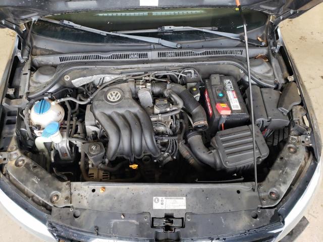 3VW2K7AJ6BM372748 - 2011 VOLKSWAGEN JETTA BASE رمادي صورة 11