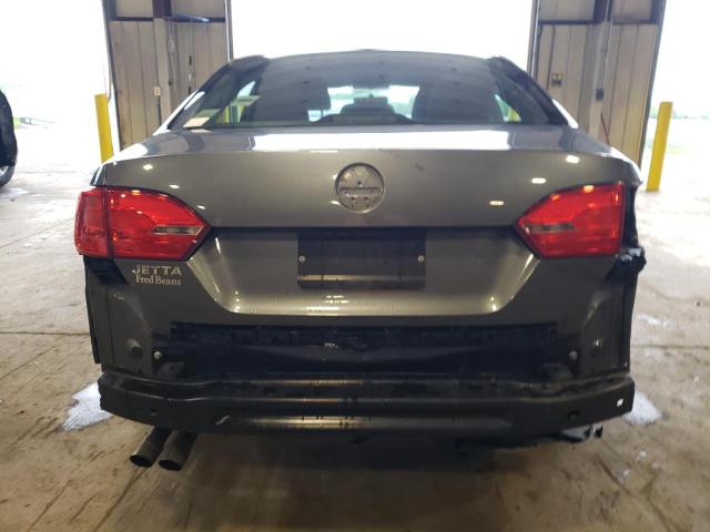 3VW2K7AJ6BM372748 - 2011 VOLKSWAGEN JETTA BASE رمادي صورة 6