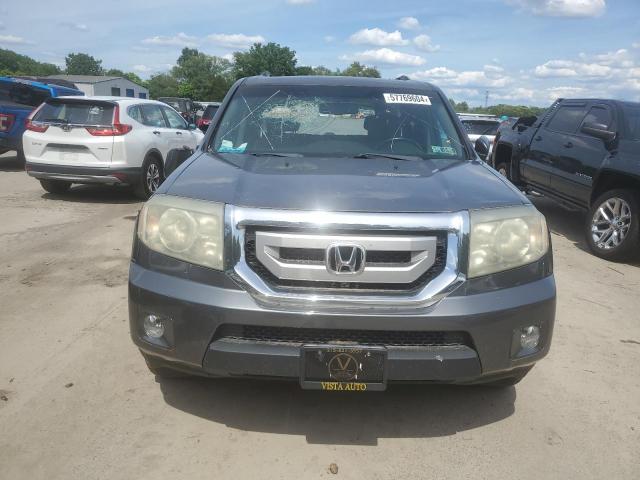 5FNYF4H72BB032527 - 2011 HONDA PILOT EXLN BLUE photo 5