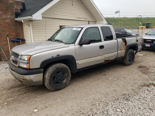 2GCEK19V041132710 - 2004 CHEVROLET SILVERADO K1500 SILVER photo 1