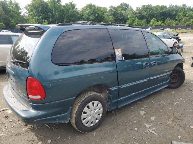 2B4GP44R3YR748234 - 2000 DODGE CARAVAN SE TEAL photo 3