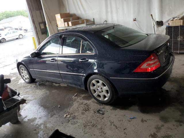 WDBRF81J65F652989 - 2005 MERCEDES-BENZ C 240 4MATIC BLUE photo 2