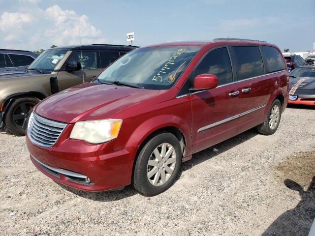 2C4RC1BG6ER256879 - 2014 CHRYSLER TOWN & COU TOURING წითელი ფოტო 1