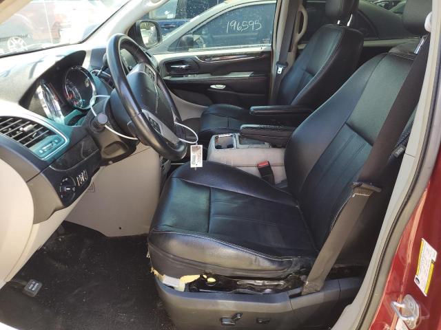 2C4RC1BG6ER256879 - 2014 CHRYSLER TOWN & COU TOURING წითელი ფოტო 7