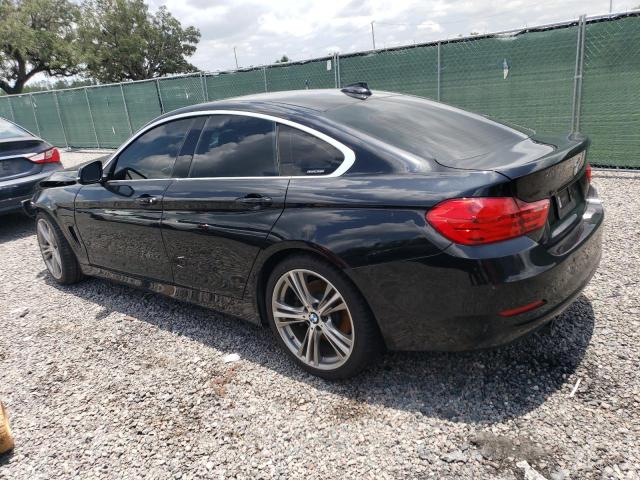 WBA4B1C55GG242628 - 2016 BMW 435 I GRAN COUPE BLACK photo 2