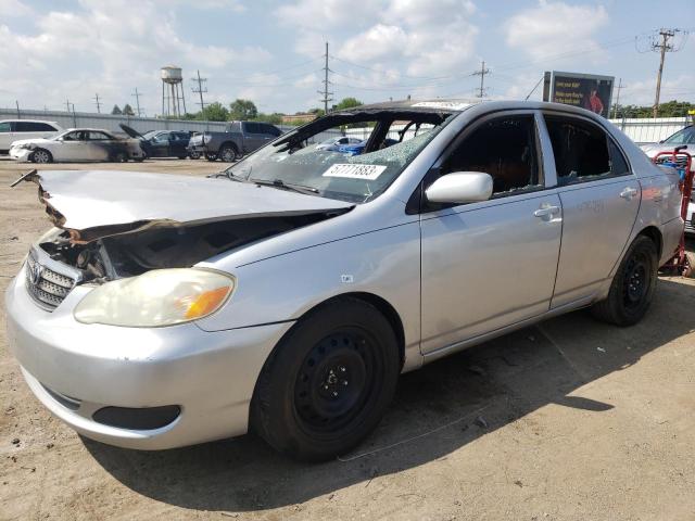 JTDBR32E852062489 - 2005 TOYOTA COROLLA CE SILVER photo 1