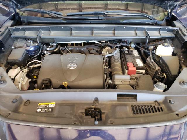 5TDGZRAH7MS084429 - 2021 TOYOTA HIGHLANDER XLE Կապույտ լուսանկար 12