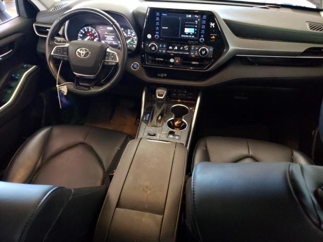 5TDGZRAH7MS084429 - 2021 TOYOTA HIGHLANDER XLE Կապույտ լուսանկար 8