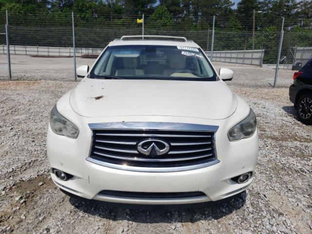 5N1AL0MN7FC560196 - 2015 INFINITI QX60 WHITE photo 5