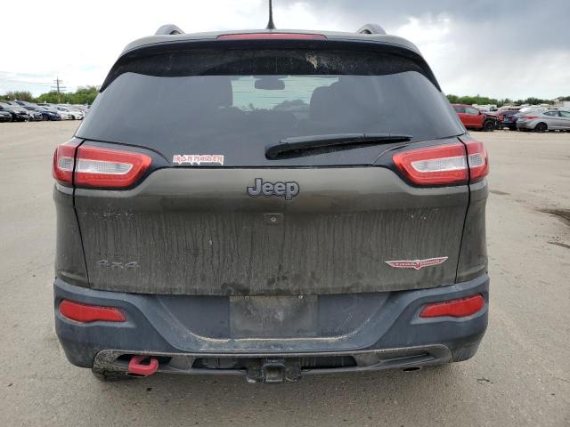1C4PJMBSXFW524781 - 2015 JEEP CHEROKEE TRAILHAWK ნაცრისფერი ფოტო 6