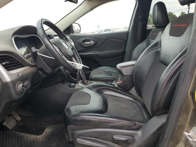 1C4PJMBSXFW524781 - 2015 JEEP CHEROKEE TRAILHAWK ნაცრისფერი ფოტო 7