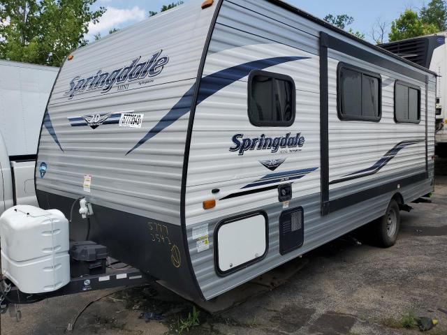 4YDT18619KW106520 - 2019 KEYSTONE CAMPER WHITE photo 2