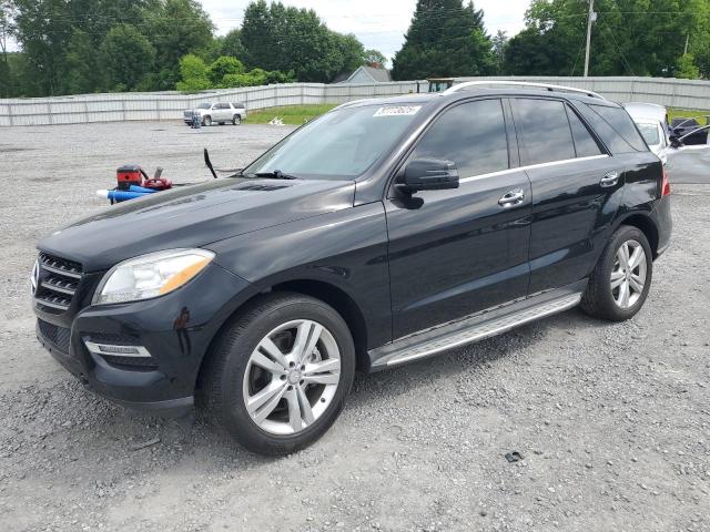 4JGDA5HB6EA426449 - 2014 MERCEDES-BENZ ML 350 4MATIC BLACK photo 1