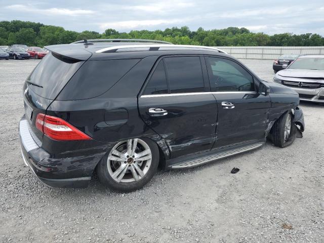 4JGDA5HB6EA426449 - 2014 MERCEDES-BENZ ML 350 4MATIC BLACK photo 3