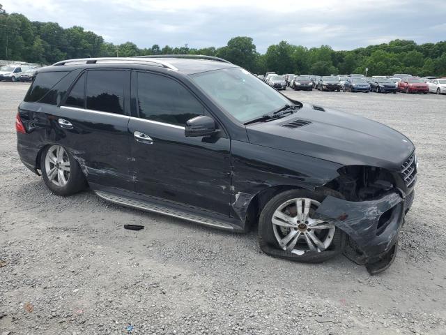 4JGDA5HB6EA426449 - 2014 MERCEDES-BENZ ML 350 4MATIC BLACK photo 4