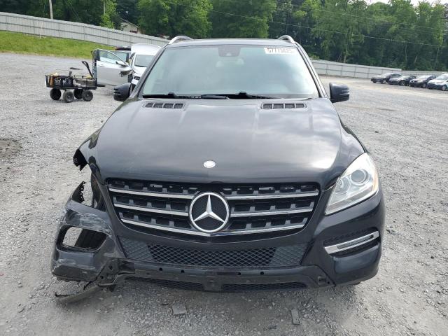 4JGDA5HB6EA426449 - 2014 MERCEDES-BENZ ML 350 4MATIC BLACK photo 5