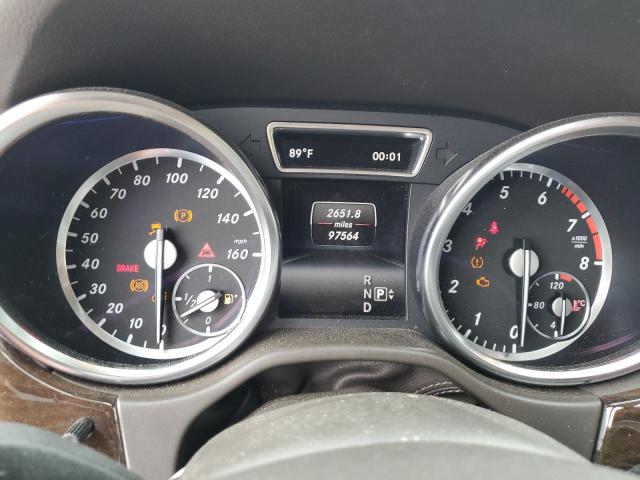 4JGDA5HB6EA426449 - 2014 MERCEDES-BENZ ML 350 4MATIC BLACK photo 9