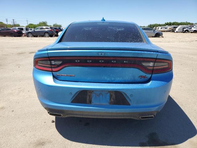 2C3CDXCT1GH179305 - 2016 DODGE CHARGER R/T BLUE photo 6