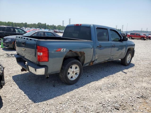 2GCEK13M871668289 - 2007 CHEVROLET SILVERADO K1500 CREW CAB BLUE photo 3