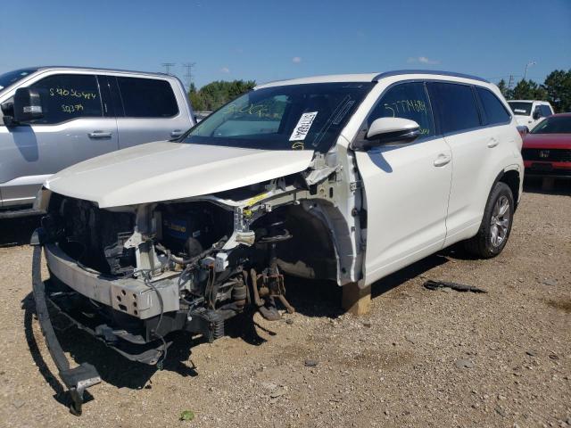 5TDJKRFH3FS142607 - 2015 TOYOTA HIGHLANDER XLE WHITE photo 1