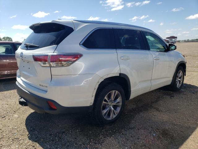 5TDJKRFH3FS142607 - 2015 TOYOTA HIGHLANDER XLE WHITE photo 3