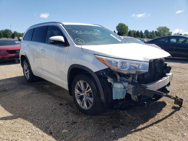 5TDJKRFH3FS142607 - 2015 TOYOTA HIGHLANDER XLE WHITE photo 4