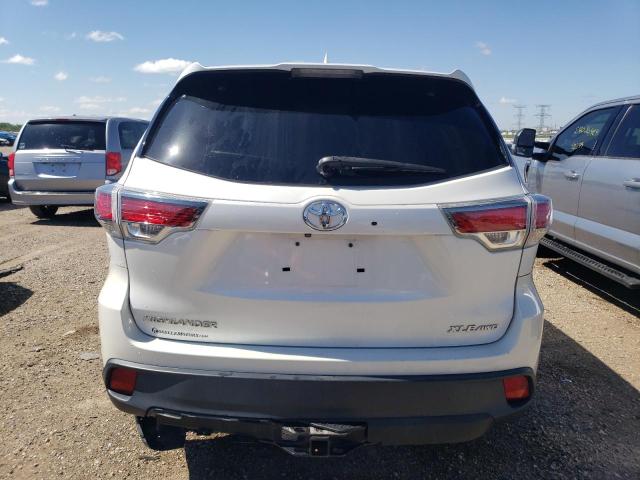 5TDJKRFH3FS142607 - 2015 TOYOTA HIGHLANDER XLE WHITE photo 6