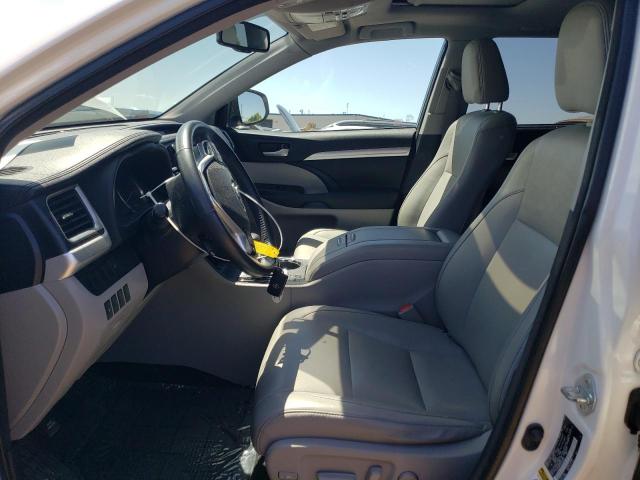 5TDJKRFH3FS142607 - 2015 TOYOTA HIGHLANDER XLE WHITE photo 7