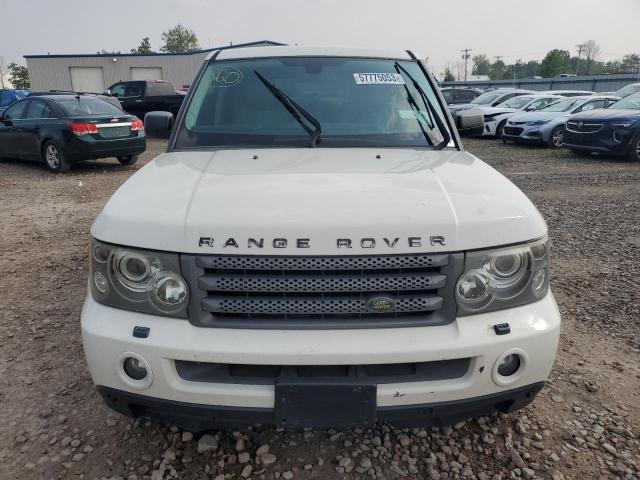 SALSF25419A190079 - 2009 LAND ROVER RANGE ROVE HSE WHITE photo 5