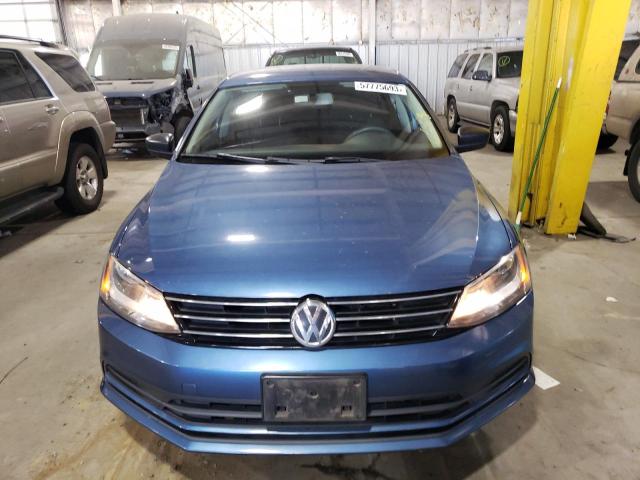 3VW1K7AJXFM271391 - 2015 VOLKSWAGEN JETTA BASE 蓝色 照片 5