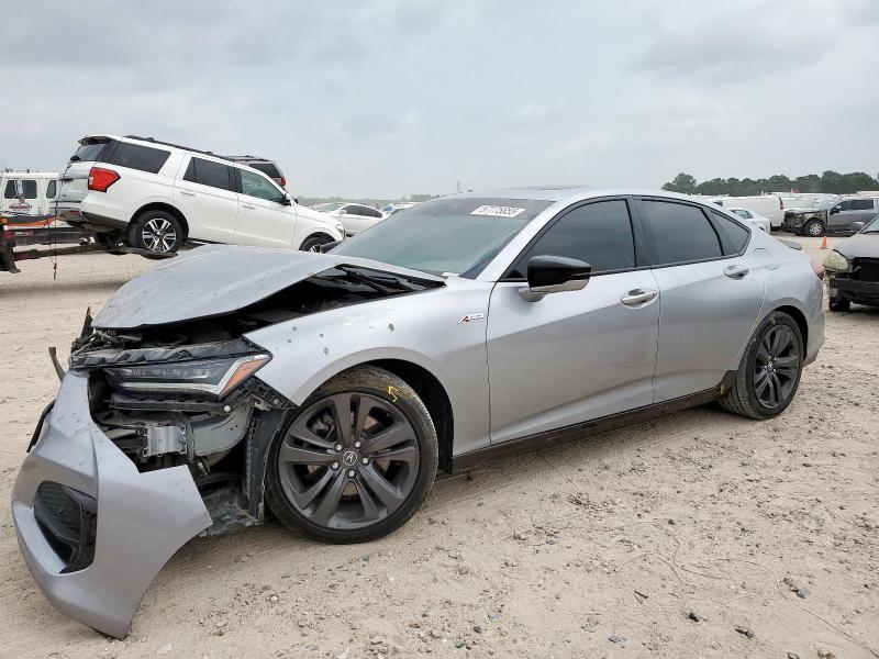 19UUB5F5XNA005186 - 2022 ACURA TLX TECH A SILVER photo 1