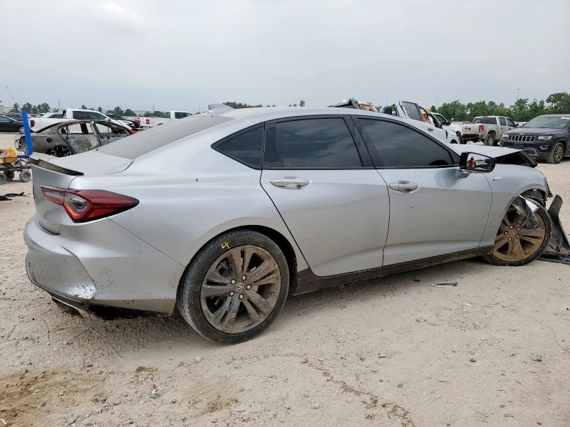 19UUB5F5XNA005186 - 2022 ACURA TLX TECH A SILVER photo 3