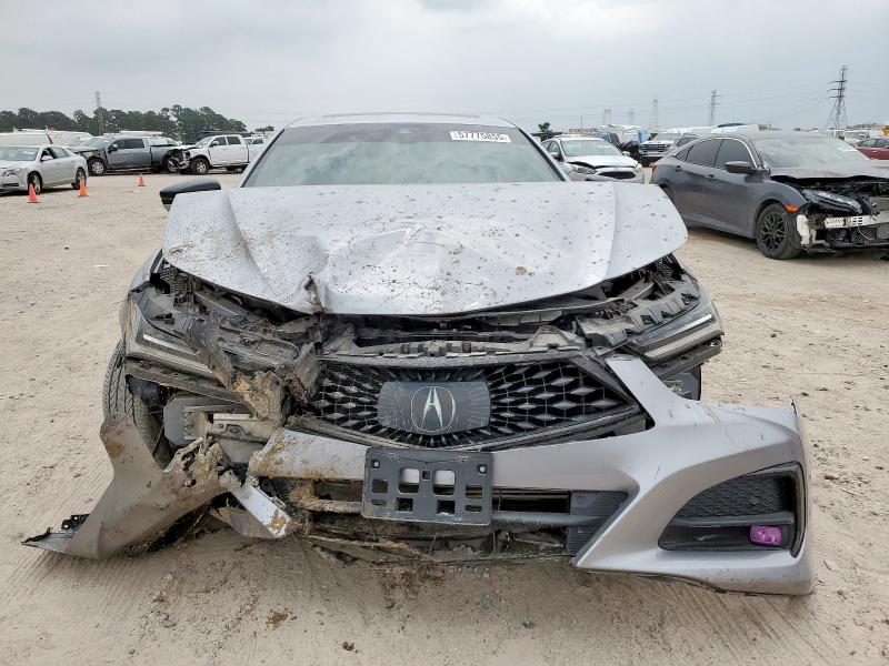 19UUB5F5XNA005186 - 2022 ACURA TLX TECH A SILVER photo 5