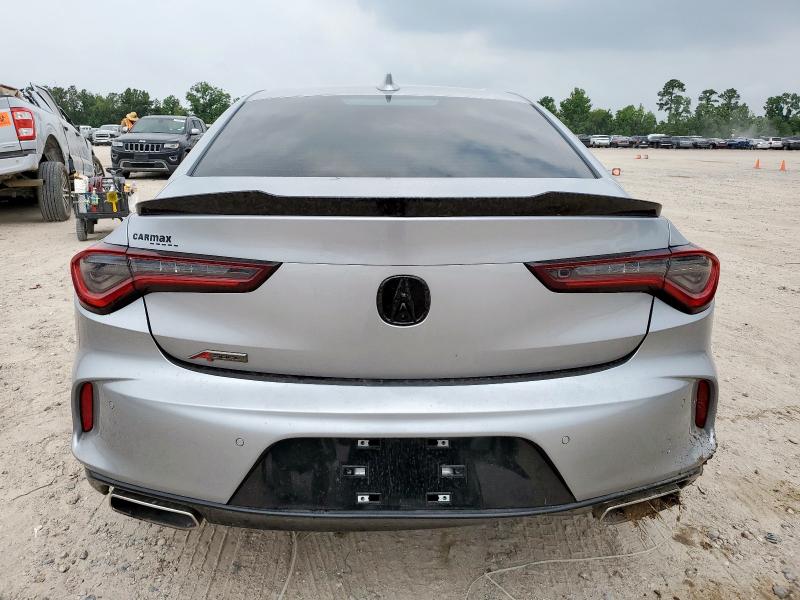 19UUB5F5XNA005186 - 2022 ACURA TLX TECH A SILVER photo 6