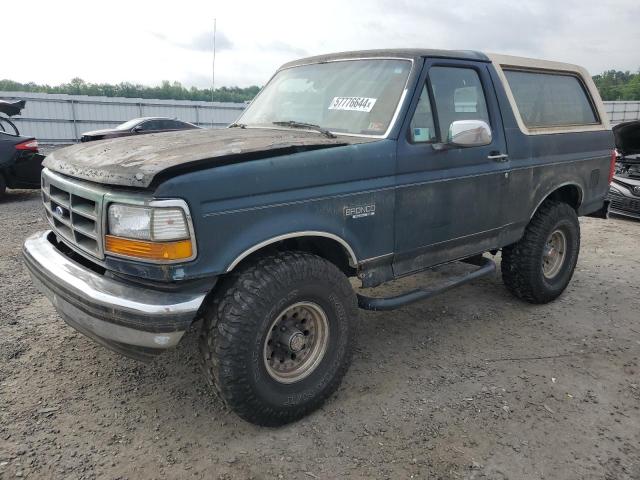 1FMEU15H6PLA34429 - 1993 FORD BRONCO U100 GREEN photo 1