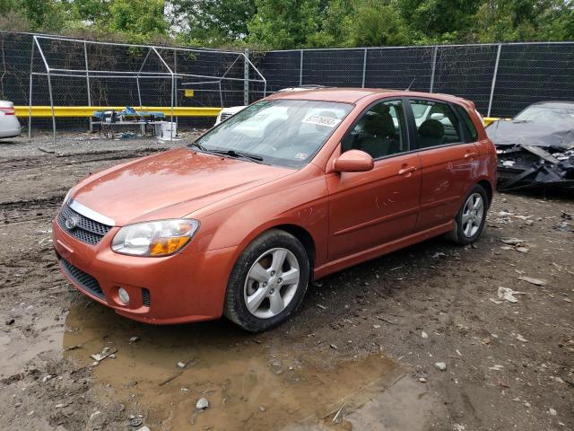 KNAFE161975000560 - 2007 KIA SPECTRA5 SX ORANGE photo 1