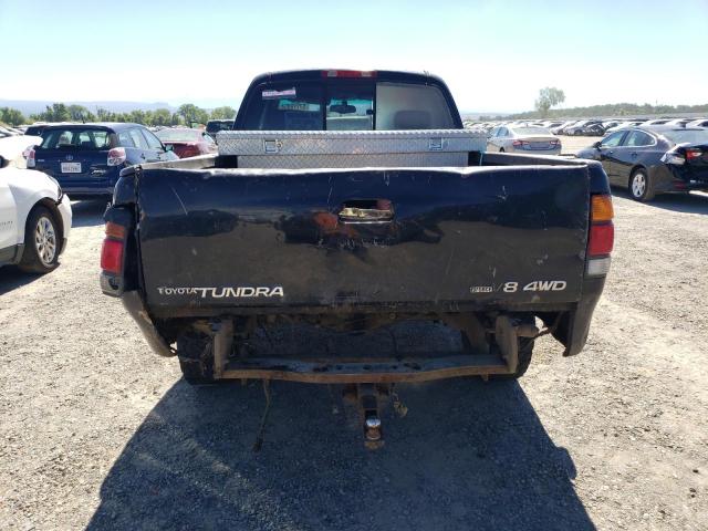 5TBBT481X2S277607 - 2002 TOYOTA TUNDRA ACCESS CAB LIMITED BLACK photo 6