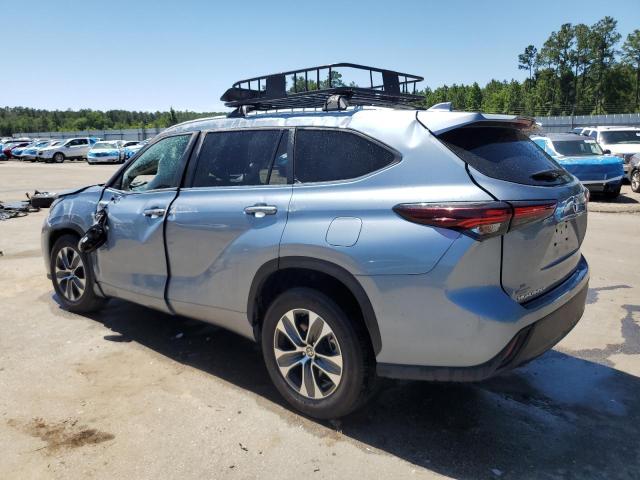 5TDKDRAH9RS537742 - 2024 TOYOTA HIGHLANDER LE 蓝色 照片 2