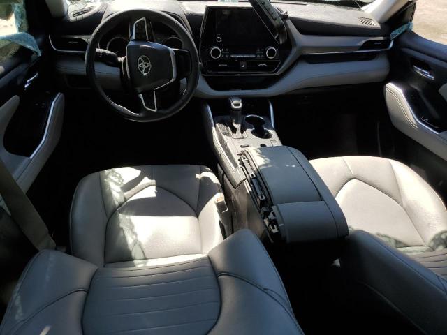 5TDKDRAH9RS537742 - 2024 TOYOTA HIGHLANDER LE 蓝色 照片 8