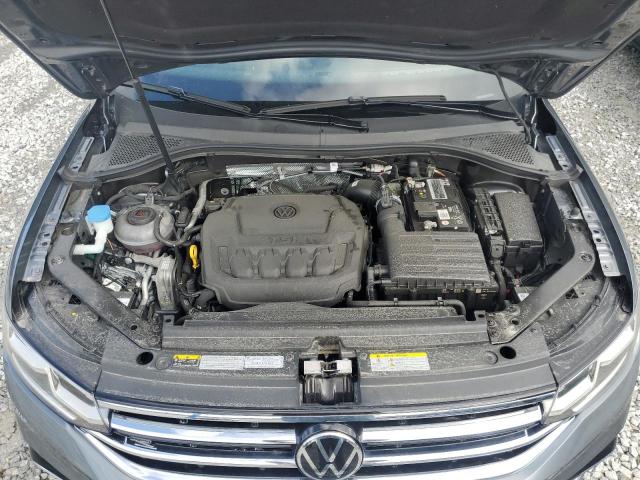 3VV4B7AX9NM148072 - 2022 VOLKSWAGEN TIGUAN SEL R-LINE GRAY photo 12