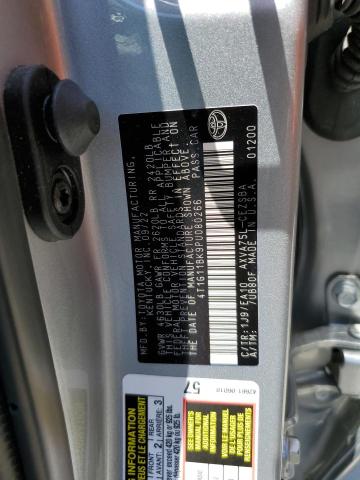 4T1G11BK9PU080266 - 2023 TOYOTA CAMRY SE NIGHT SHADE SILVER photo 12