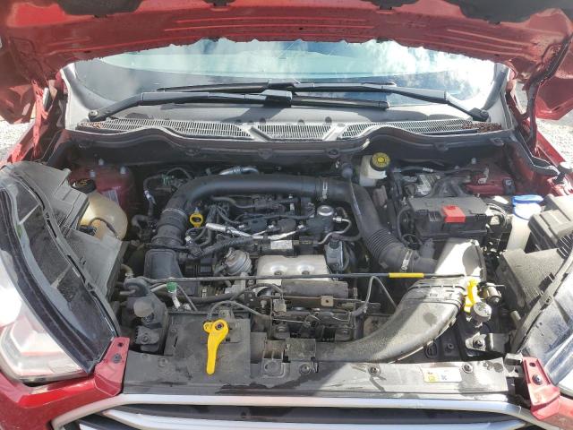 MAJ3P1TE8JC178265 - 2018 FORD ECOSPORT SE წითელი ფოტო 11