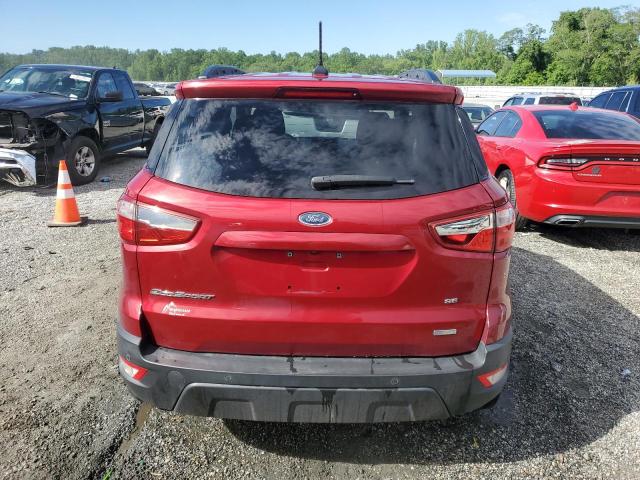 MAJ3P1TE8JC178265 - 2018 FORD ECOSPORT SE წითელი ფოტო 6