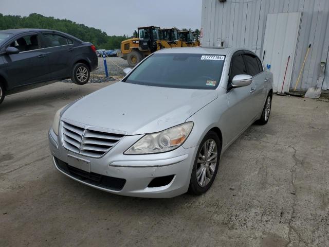 KMHGC4DF2BU128405 - 2011 HYUNDAI GENESIS 4.6L SILVER photo 1